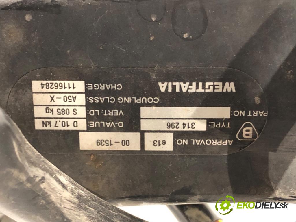 OPEL VECTRA C Kombi (Z02) 2003 - 2009    1.9 CDTI (F35) 110 kW [150 KM] olej napędowy 2004 - 2008  Hák tažné zařízení 314297600001 (Tažná zařízení)