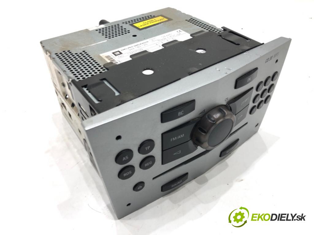 OPEL CORSA D (S07) 2006 - 2014    1.2 (L08, L68) 59 kW [80 KM] benzyna 2006 - 2014  RADIO 13257039 (Audio zariadenia)