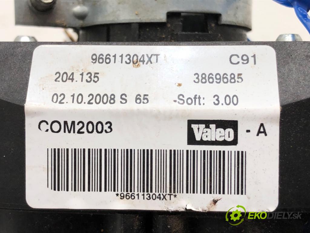PEUGEOT 407 (6D_) 2004 - 2011    2.0 (6DRFNB, 6DRFNE) 100 kW [136 KM] benzyna 2004 - 2005  Prepínač kombinovaný 96611304XT (Prepínače, spínače, tlačidlá a ovládače kúrenia)