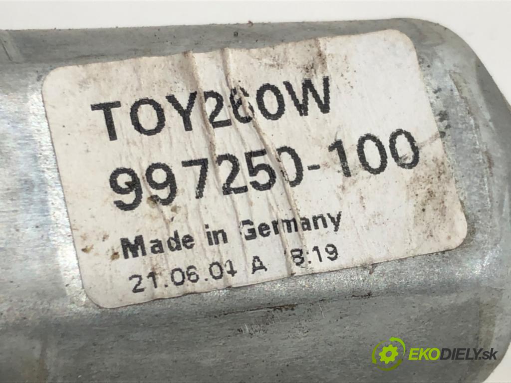 TOYOTA COROLLA Verso (ZER_, ZZE12_, R1_) 2004 - 2009    1.8 (ZNR11_) 95 kW [129 KM] benzyna 2004 - 2009  mechanismus okna pravý přední část 997250-100