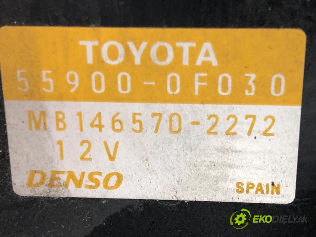 TOYOTA COROLLA Verso (ZER_, ZZE12_, R1_) 2004 - 2009    1.8 (ZNR11_) 95 kW [129 KM] benzyna 2004 - 2009  Panel ovládania kúrenia 55900-0F030 (Prepínače, spínače, tlačidlá a ovládače kúrenia)