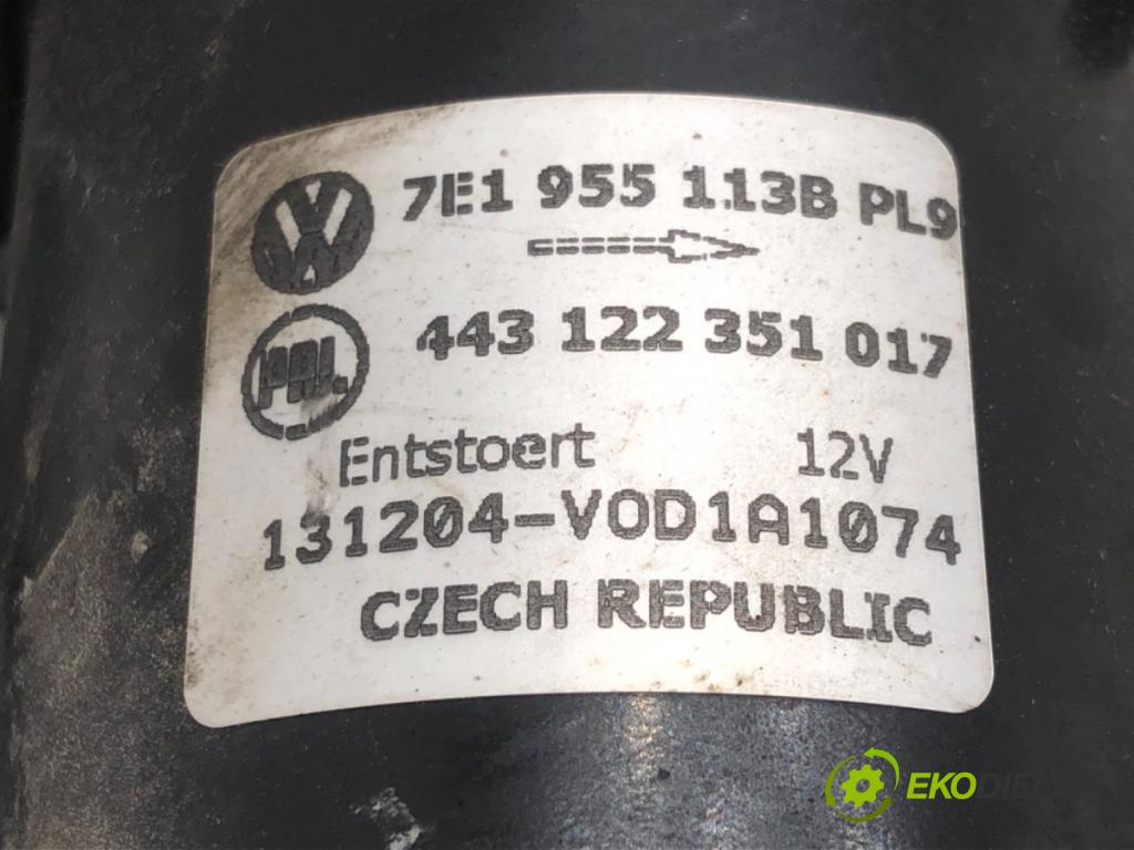 VW TRANSPORTER V Autobus (7HB, 7HJ, 7EB, 7EJ) 2003 - 2015    2.0 TDI 75 kW [102 KM] olej napędowy 2009 - 2015  Mechanizmus stieračov predný 7E1955113B (Motorčeky stieračov predné)