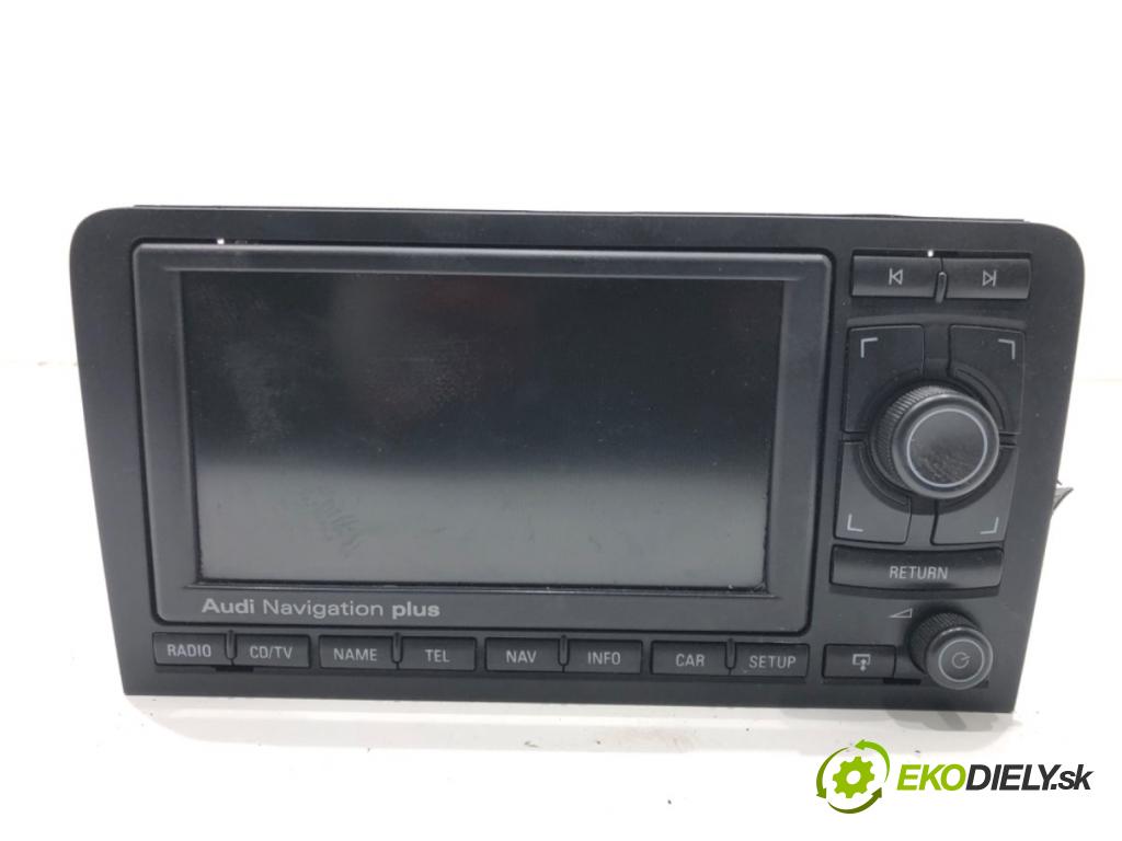 AUDI A3 (8P1) 2003 - 2013    2.0 TDI 103 kW [140 KM] olej napędowy 2005 - 2008  RADIO Navigácia 8P0035192Q (Audio zariadenia)