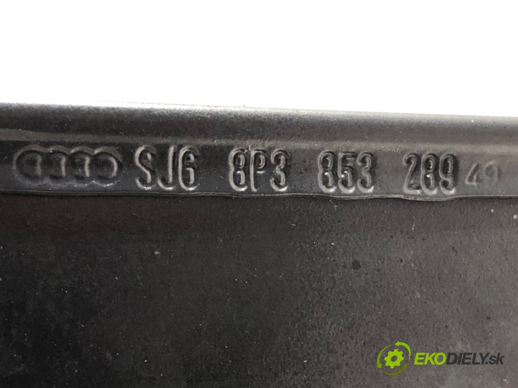 AUDI A3 (8P1) 2003 - 2013    2.0 TDI 103 kW [140 KM] olej napędowy 2005 - 2008  Clona stĺpika ľavá strana 8P3853289