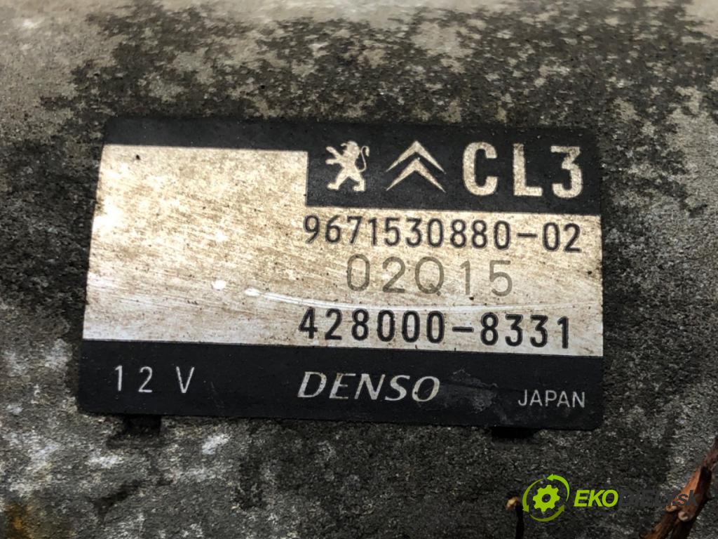 PEUGEOT 208 I (CA_, CC_) 2012 - 2022    1.2 VTI 82 60 kW [82 KM] benzyna 2012 - 2022  Štartér 9671530880 (Štartéry)