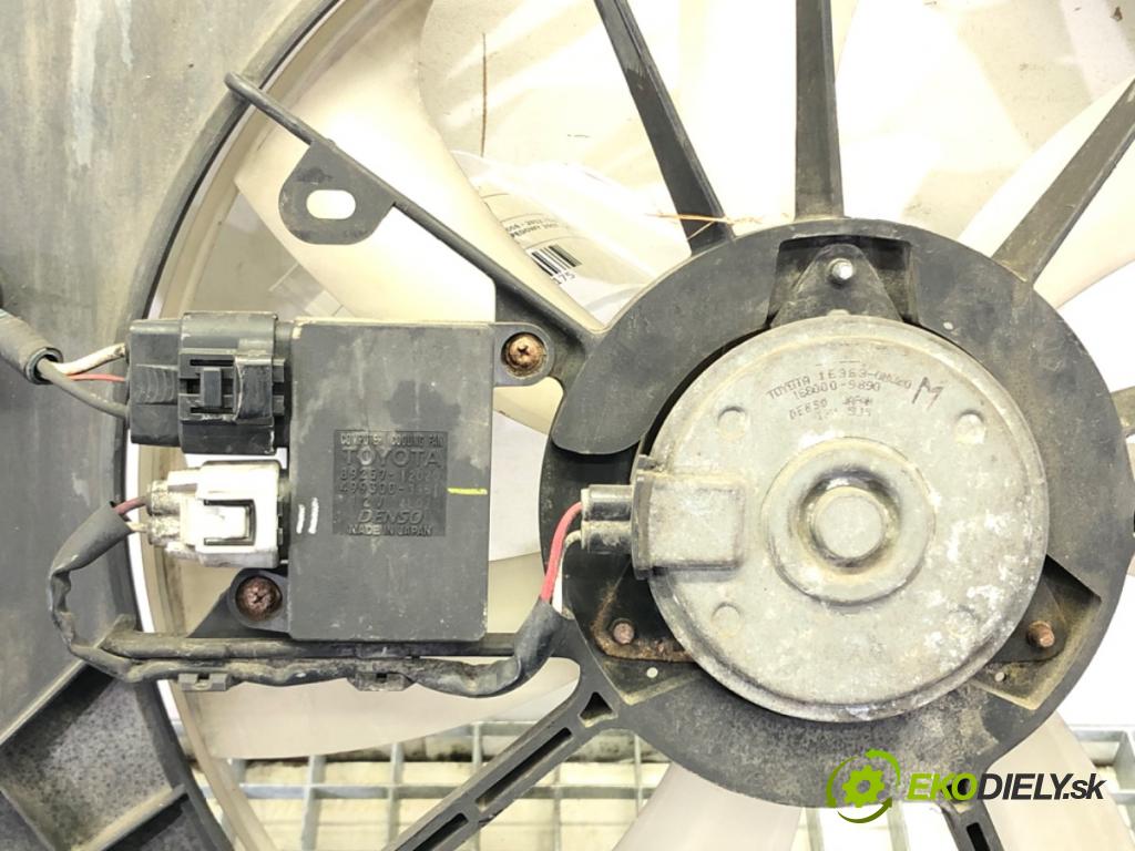TOYOTA AURIS (_E15_) 2006 - 2012    1.4 D-4D (NDE150_) 66 kW [90 KM] olej napędowy 2007 - 2012  Ventilátor chladiča 16040-0N120 (Ventilátory)