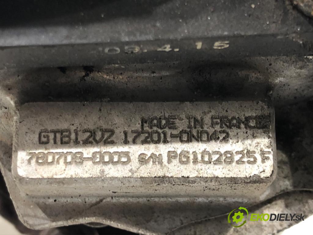 TOYOTA AURIS (_E15_) 2006 - 2012    1.4 D-4D (NDE150_) 66 kW [90 KM] olej napędowy 2007 - 2012  turbo 17201-0N042 (Turbodúchadla (kompletní))