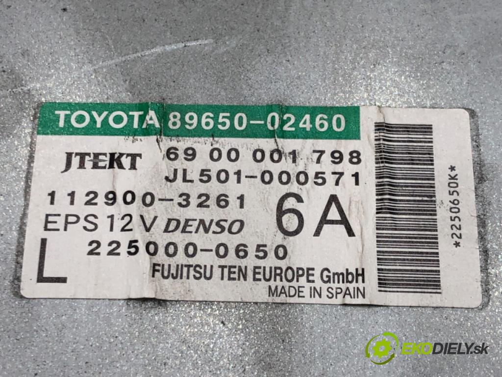 TOYOTA AURIS (_E15_) 2006 - 2012    1.4 D-4D (NDE150_) 66 kW [90 KM] olej napędowy 2007 - 2012  Modul servočerpadlo 89650-02460 (Ostatné)