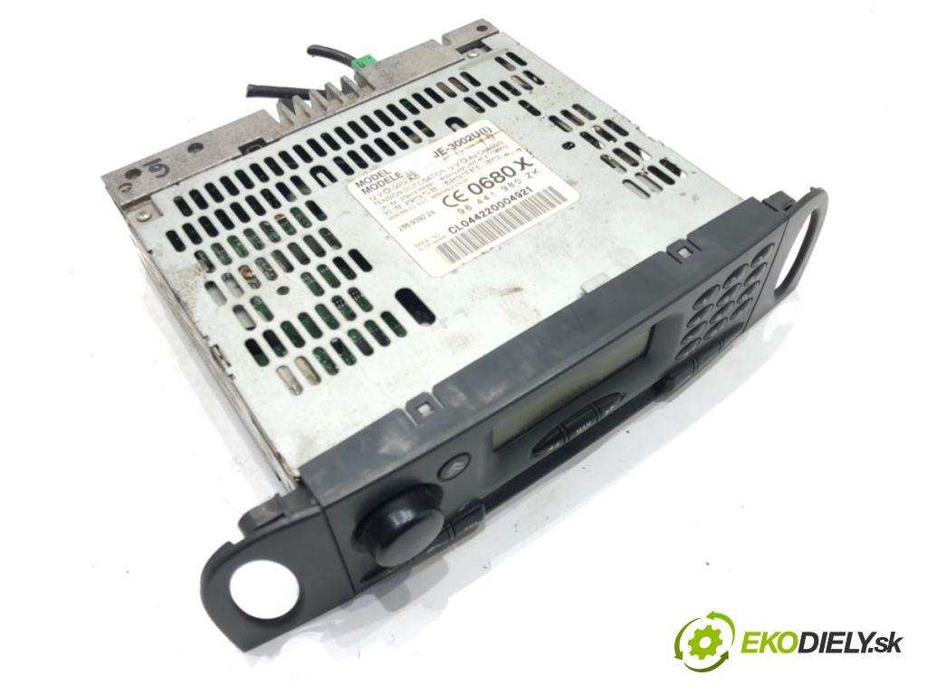 CITROEN C5 I Break (DE_) 2001 - 2004    2.2 HDi (DE4HXB, DE4HXE) 98 kW [133 KM] olej napędowy 2001 - 2004  RADIO 96441980ZK (Audio zariadenia)