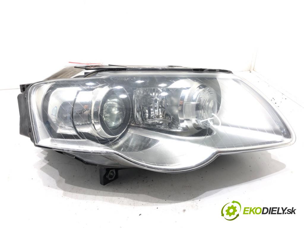 VW PASSAT B6 (3C2) 2005 - 2010    1.4 TSI 90 kW [122 KM] benzyna 2007 - 2010  světlomet pravý přední část BI-XENON 3C0941754K