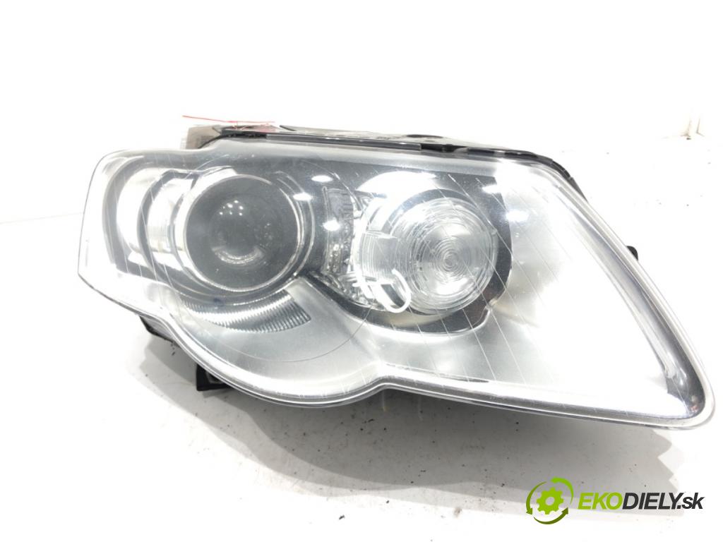 VW PASSAT B6 (3C2) 2005 - 2010    1.4 TSI 90 kW [122 KM] benzyna 2007 - 2010  světlomet pravý přední část BI-XENON 3C0941754K