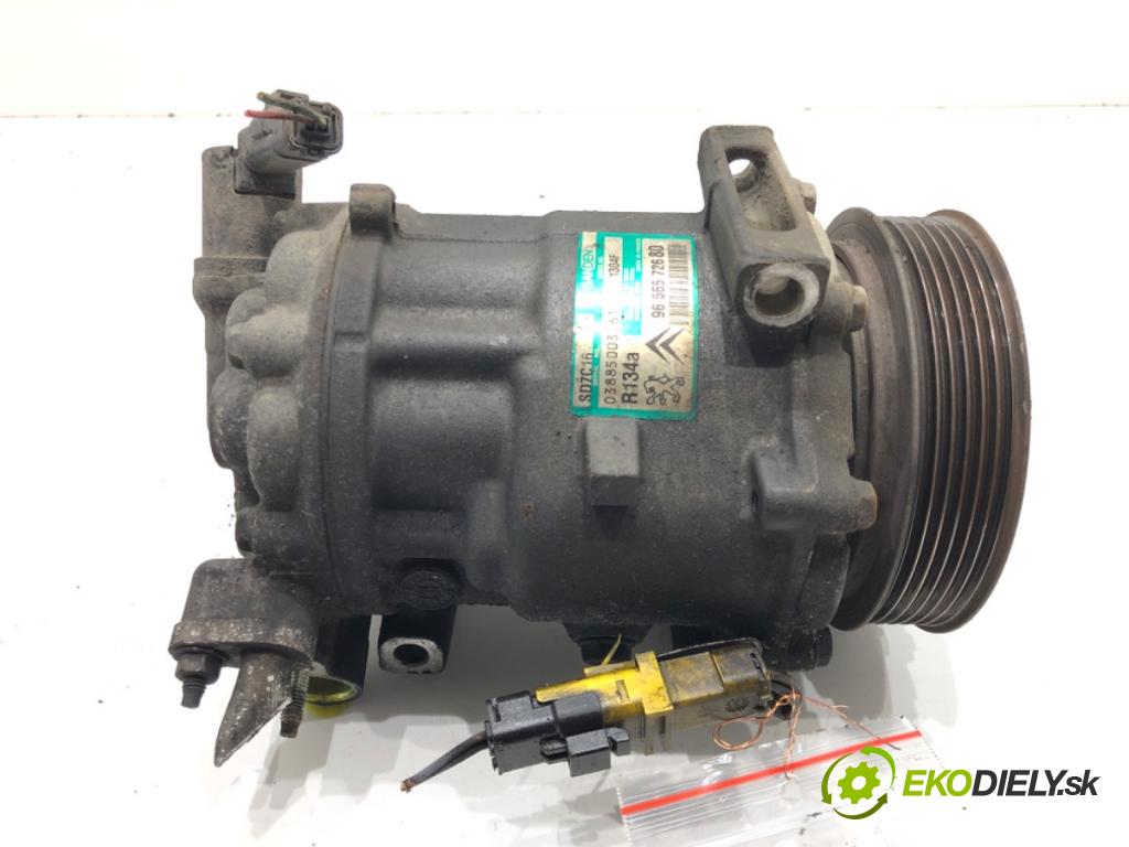 PEUGEOT 407 (6D_) 2004 - 2011    1.6 HDi 110 (6D9HZC, 6D9HYC) 80 kW [109 KM] olej napędowy 2004 - 2010  kompresor klimatizace 9656572680 (Kompresory)