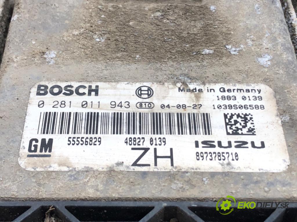 OPEL ASTRA H Kombi (A04) 2004 - 2014    1.7 CDTI (L35) 74 kW [101 KM] olej napędowy 2004 - 2010  riadiaca jednotka Motor 55556829 (Riadiace jednotky)