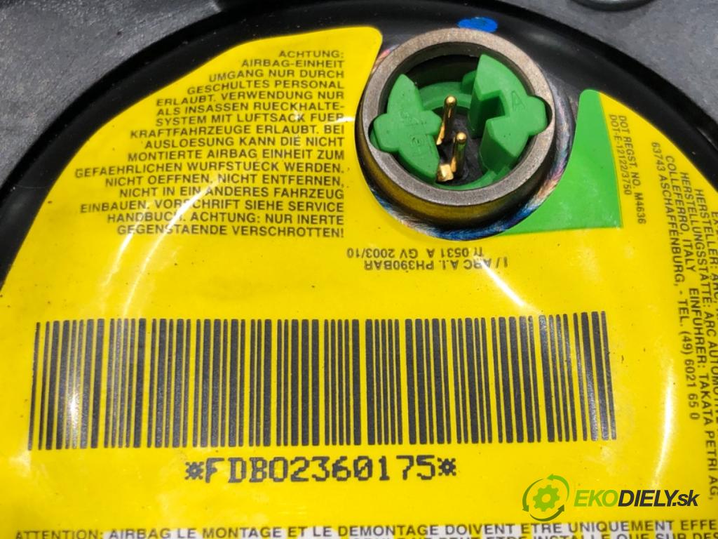 OPEL ASTRA H Kombi (A04) 2004 - 2014    1.7 CDTI (L35) 74 kW [101 KM] olej napędowy 2004 - 2010  AirBag volantu 13168455 (Airbagy)