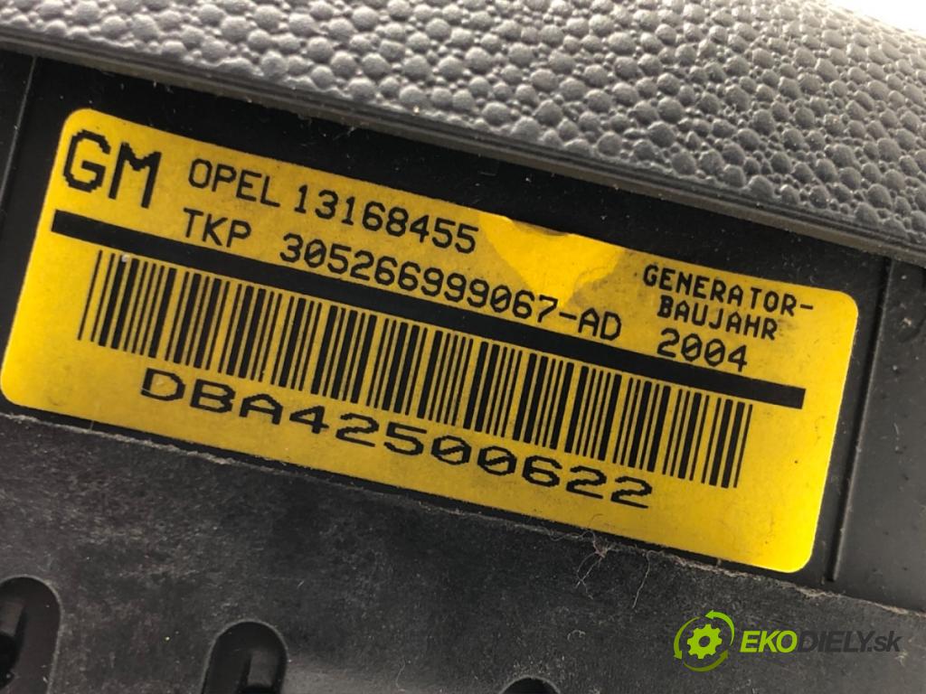 OPEL ASTRA H Kombi (A04) 2004 - 2014    1.7 CDTI (L35) 74 kW [101 KM] olej napędowy 2004 - 2010  AirBag volantu 13168455 (Airbagy)