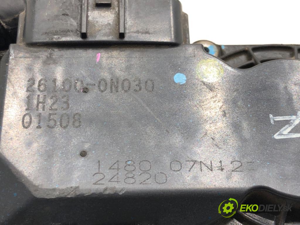 TOYOTA YARIS (_P13_) 2010 - 2022    1.4 D (NLP130_) 66 kW [90 KM] olej napędowy 2011 - 2022  Škrtiaca klapka 26100-0N030 (Škrtiace klapky)