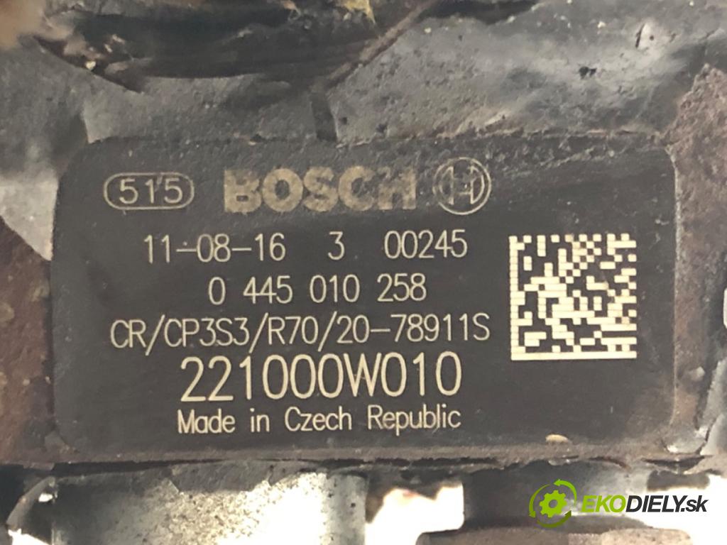 TOYOTA YARIS (_P13_) 2010 - 2022    1.4 D (NLP130_) 66 kW [90 KM] olej napędowy 2011 - 2022  Pumpa vstrekovacia 0445010258 (Vstrekovacie čerpadlá)