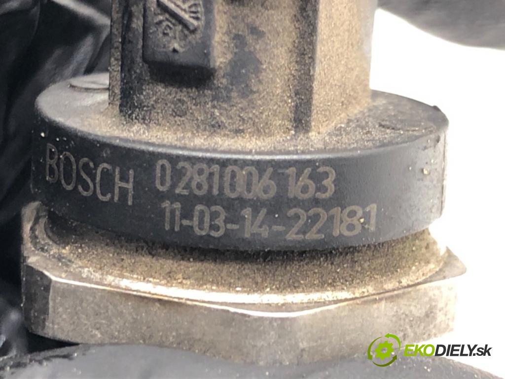 TOYOTA YARIS (_P13_) 2010 - 2022    1.4 D (NLP130_) 66 kW [90 KM] olej napędowy 2011 - 2022  Snímač tlaku paliva 0281006163 (Snímače)