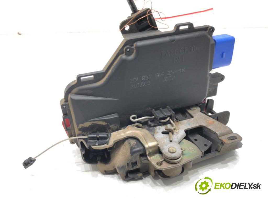 VW JETTA III (1K2) 2004 - 2013    1.9 TDI 77 kW [105 KM] olej napędowy 2005 - 2010  zámok dveře pravý přední část 3D1837016