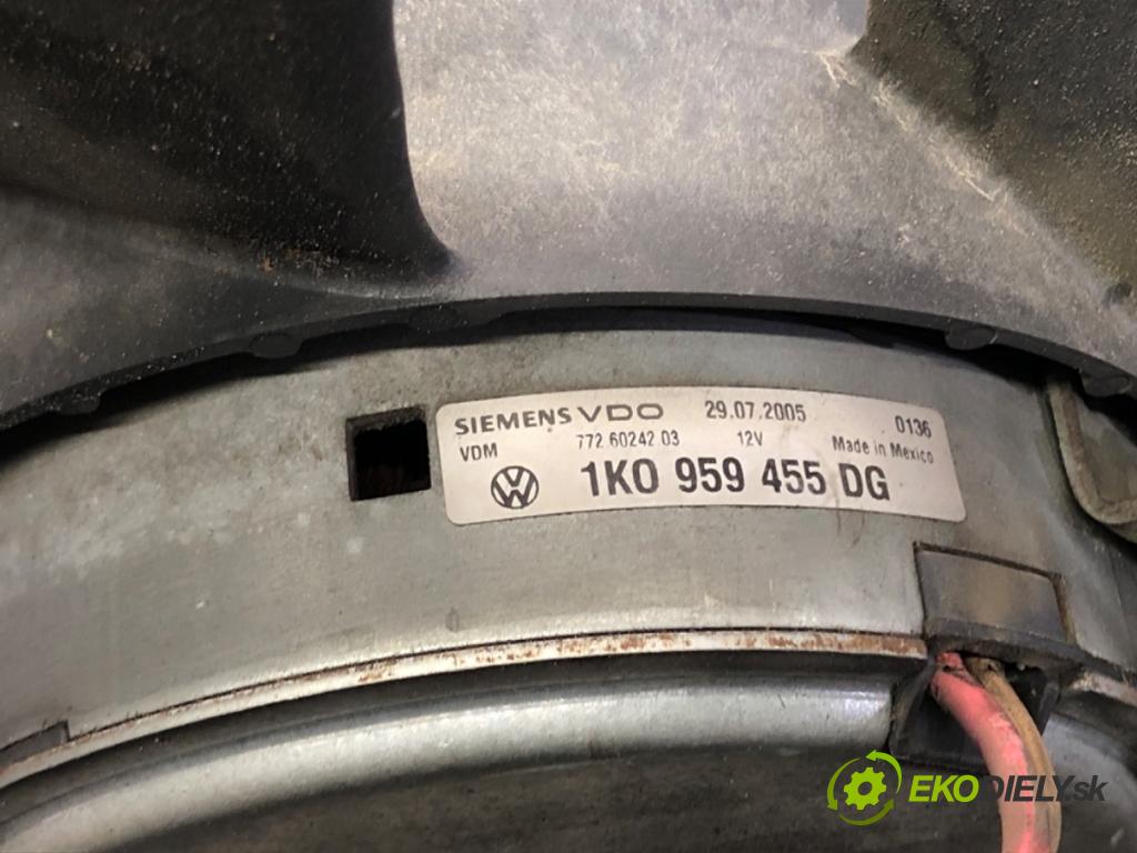 VW JETTA III (1K2) 2004 - 2013    1.9 TDI 77 kW [105 KM] olej napędowy 2005 - 2010  Ventilátor klimatizácie 1K0959455DG (Ventilátory chladičov klimatizácie)