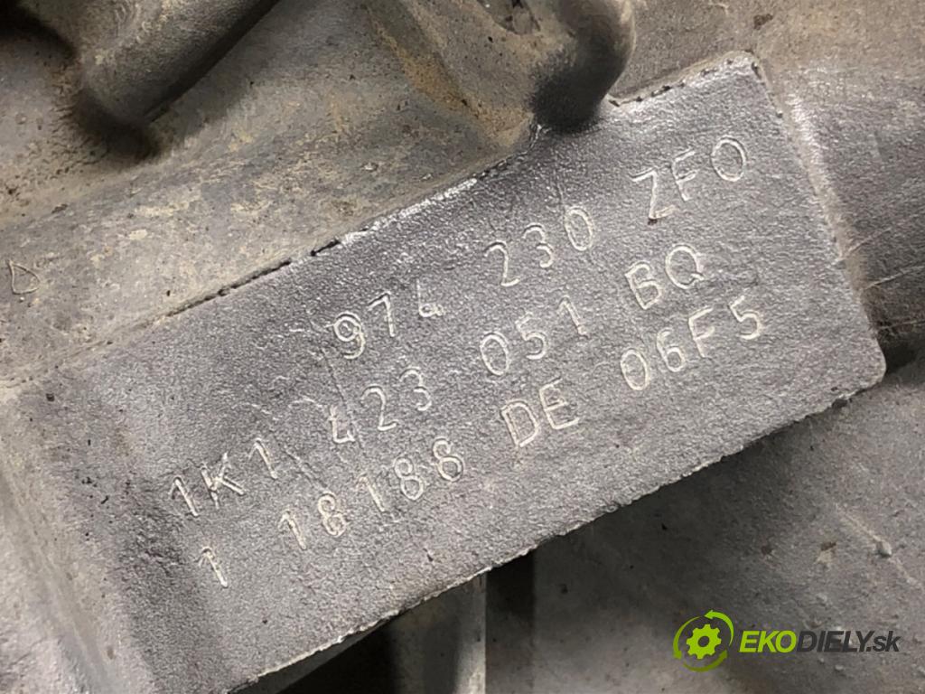 VW JETTA III (1K2) 2004 - 2013    1.9 TDI 77 kW [105 KM] olej napędowy 2005 - 2010  riadenie 1K1423051BQ (Riadenia)