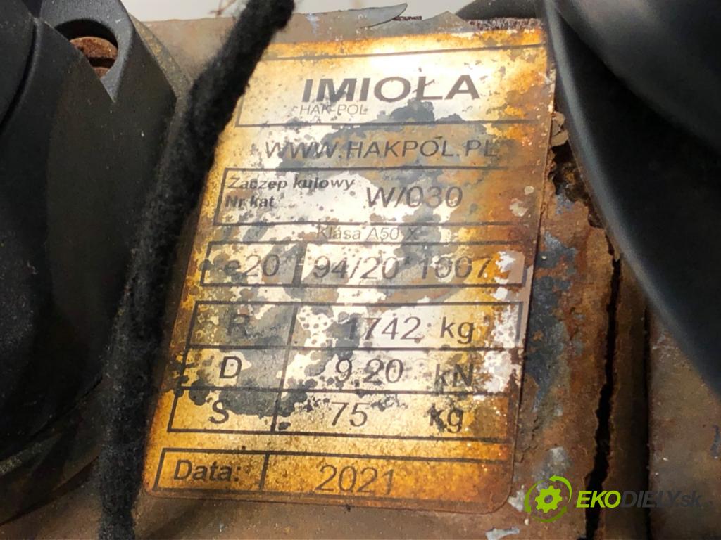 VW JETTA III (1K2) 2004 - 2013    1.9 TDI 77 kW [105 KM] olej napędowy 2005 - 2010  Hák tažné zařízení  (Tažná zařízení)