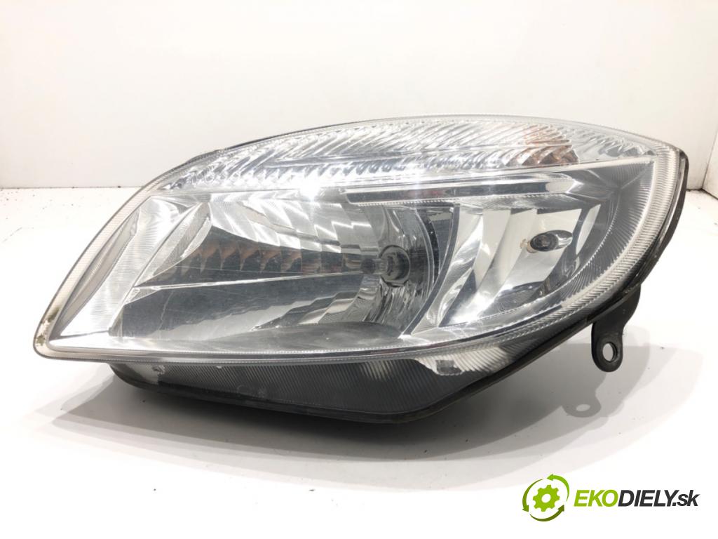 SKODA ROOMSTER Praktik (5J) 2007 - 2015    1.4 63 kW [86 KM] benzyna 2007 - 2015  Svetlomet ľavy predný 