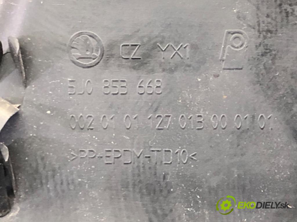 SKODA ROOMSTER Praktik (5J) 2007 - 2015    1.4 63 kW [86 KM] benzyna 2007 - 2015  mřížka maska 5J0853668 (Mřížky (masky) chladičů)