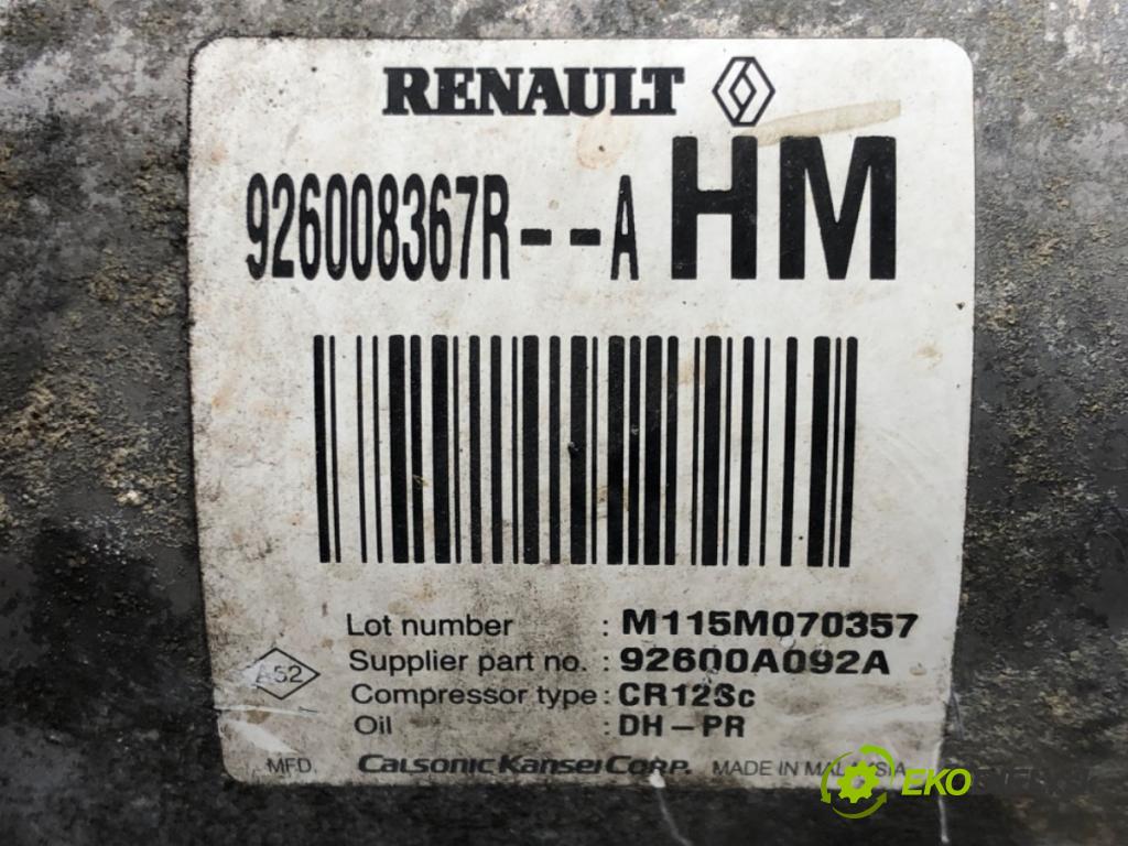 DACIA LODGY (JS_) 2012 - 2022    1.6 SCe 100 75 kW [102 KM] benzyna 2015 - 2022  kompresor klimatizace 926008367R (Kompresory)