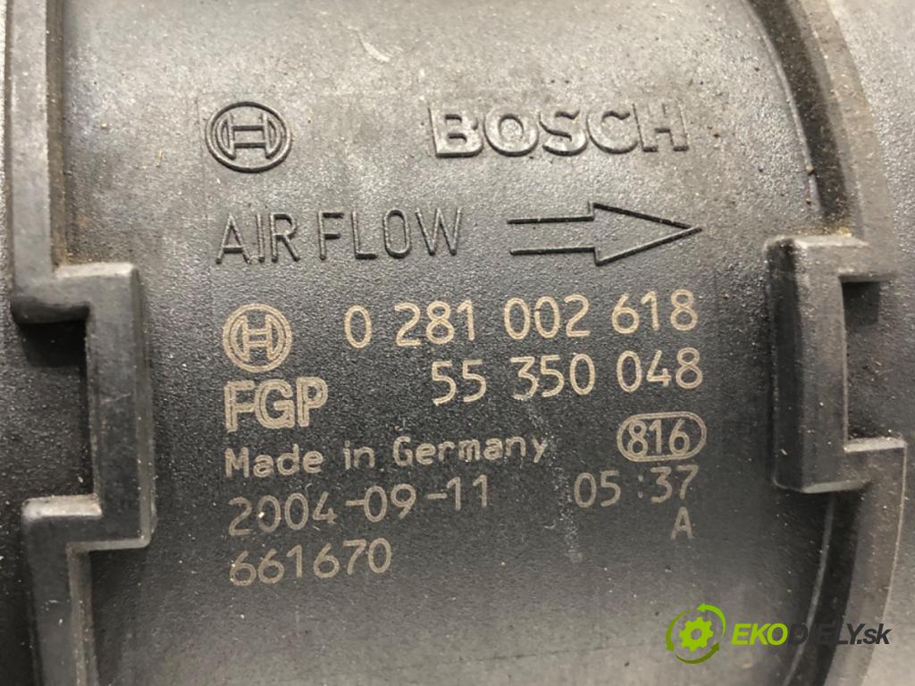 OPEL ASTRA H Kombi (A04) 2004 - 2014    1.7 CDTI (L35) 74 kW [101 KM] olej napędowy 2004 - 2010  Váha vzduchu 55350048 (Váhy vzduchu)