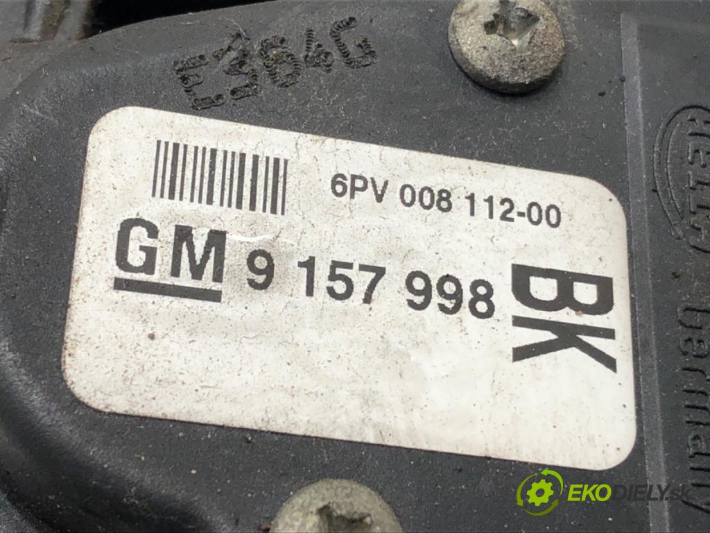 OPEL ASTRA H Kombi (A04) 2004 - 2014    1.7 CDTI (L35) 74 kW [101 KM] olej napędowy 2004 - 2010  Potenciometer plynu 9157998 (Pedále)