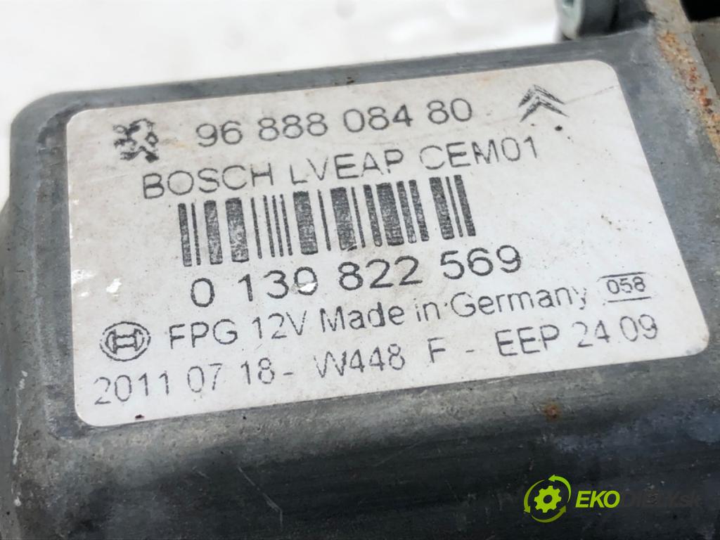 PEUGEOT 508 SW I (8E_) 2010 - 2018    1.6 HDi 82 kW [112 KM] olej napędowy 2010 - 2018  mechanismus okna levý zadní část 9688808480