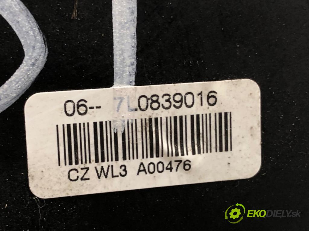 SKODA OCTAVIA II (1Z3) 2004 - 2013    1.9 TDI 77 kW [105 KM] olej napędowy 2004 - 2010  zámok dveře pravý zadní část 7L0839016