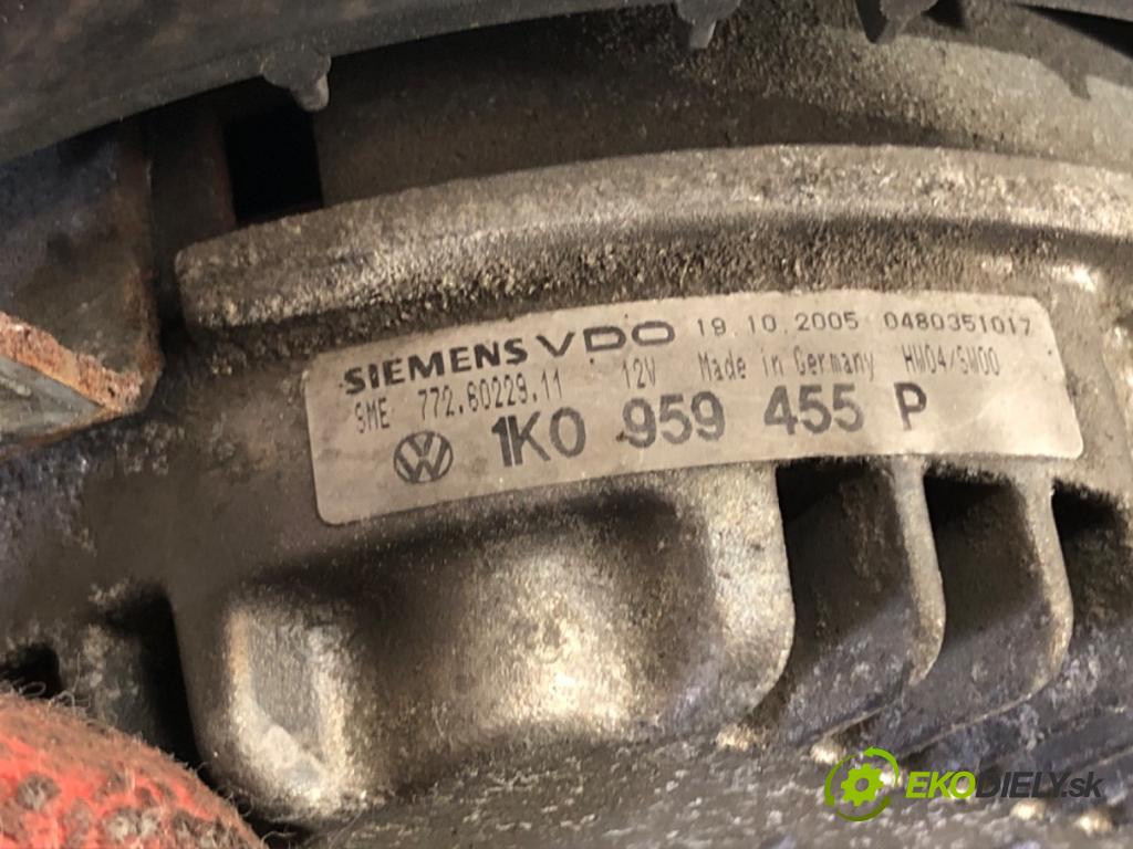 SKODA OCTAVIA II (1Z3) 2004 - 2013    1.9 TDI 77 kW [105 KM] olej napędowy 2004 - 2010  Ventilátor chladiča 1K0959455P (Ventilátory)