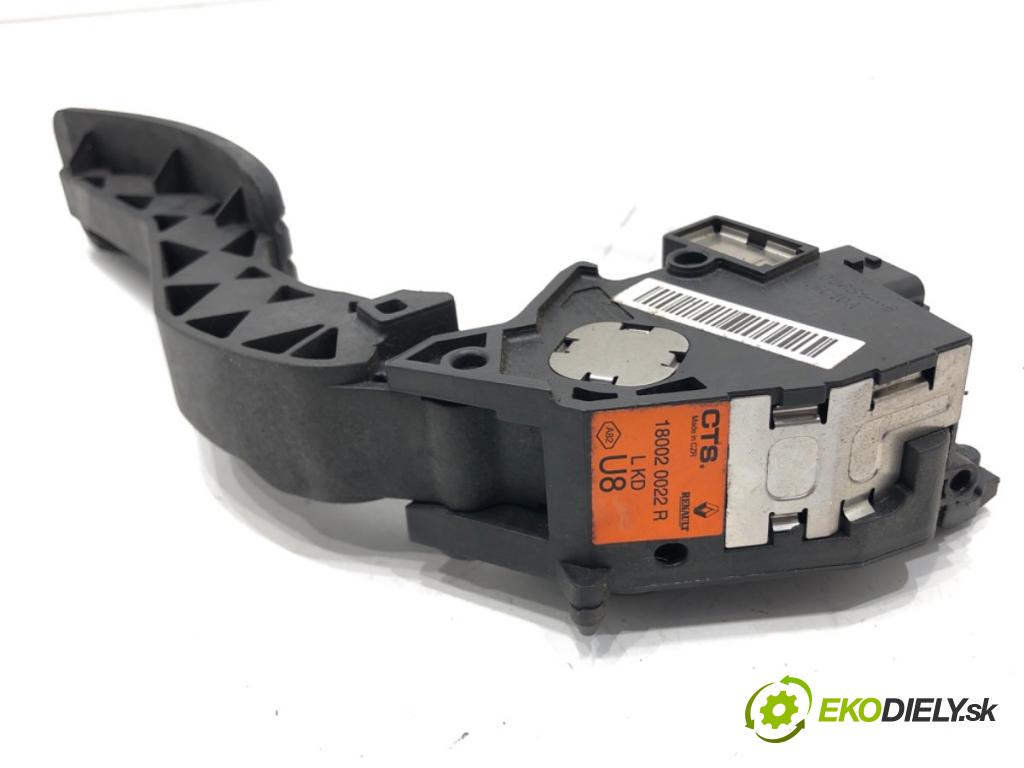 RENAULT MEGANE III liftback (BZ0/1_, B3_) 2008 - 2022    1.6 16V (BZ1B, BZ1H) 81 kW [110 KM] benzyna 2008 - 2022  Potenciometer plynu 180020022R (Pedále)
