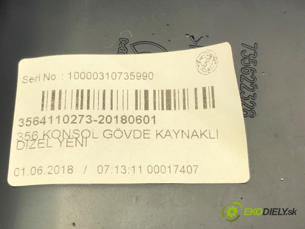 FIAT TIPO liftback (356_) 2016 - 2022    1.4 (356HXF1B) 88 kW [120 KM] benzyna 2016 - 2022  Tunel stredový  (Stredový tunel / panel)