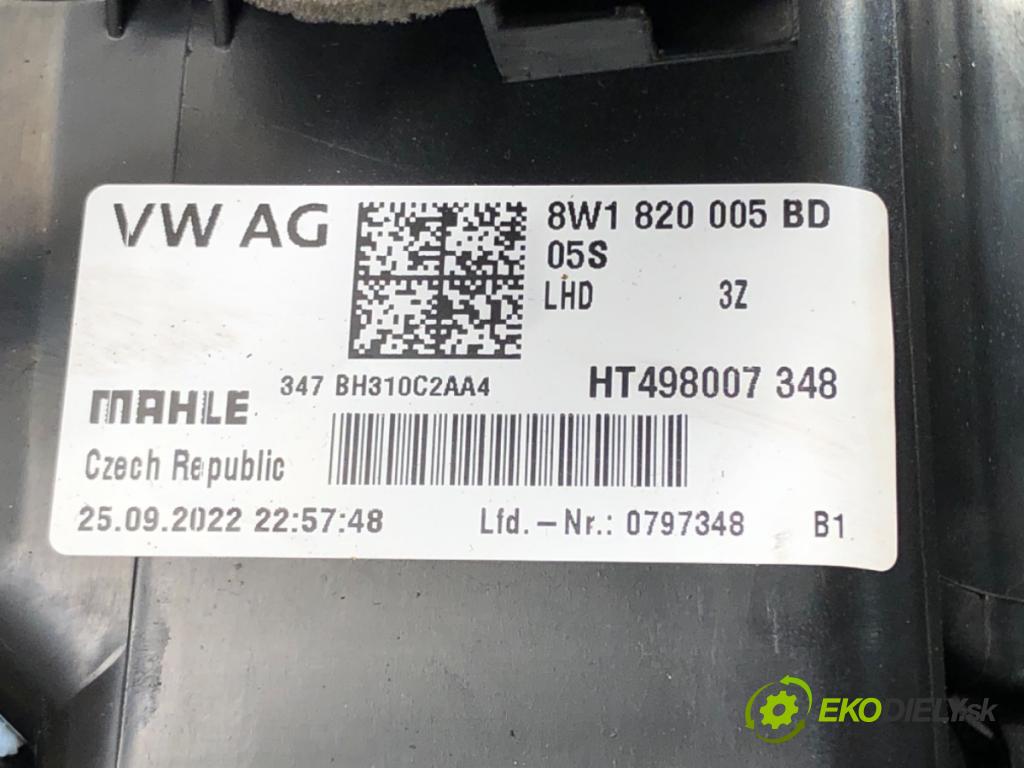 AUDI A4 B9 (8W2, 8WC) 2015 - 2022    35 TFSI Mild Hybrid 110 kW [150 KM] Hybryda silnik benzynowy / elektryczny 2018 - 2022  topné těleso radiátor topení komplet KOMBAJN 8W1820005BD (Radiátory topení)