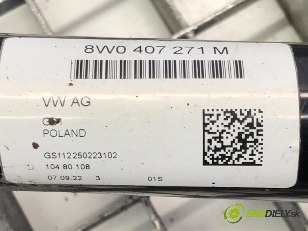 AUDI A4 B9 (8W2, 8WC) 2015 - 2022    35 TFSI Mild Hybrid 110 kW [150 KM] Hybryda silnik benzynowy / elektryczny 2018 - 2022  Poloos ľavy predný 8W0407271M