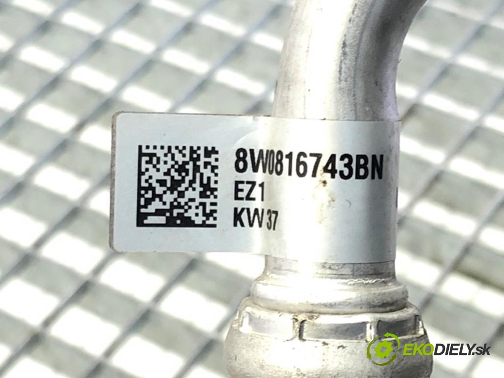 AUDI A4 B9 (8W2, 8WC) 2015 - 2022    35 TFSI Mild Hybrid 110 kW [150 KM] Hybryda silnik benzynowy / elektryczny 2018 - 2022  rúrka klimatizácie 8W0816743BN (Rúrky klimatizácie)