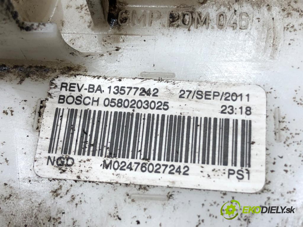 OPEL ASTRA J GTC 2011 - 2022    2.0 CDTI (08) 121 kW [165 KM] olej napędowy 2011 - 2015  pumpa paliva 13577242