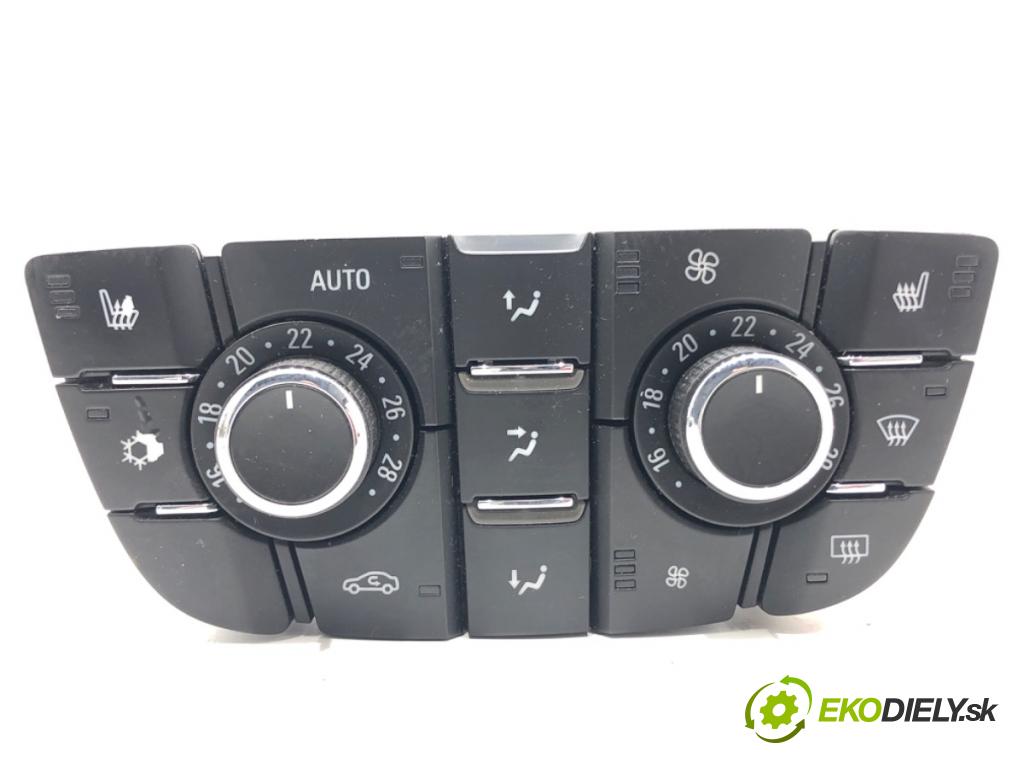 OPEL ASTRA J GTC 2011 - 2022    2.0 CDTI (08) 121 kW [165 KM] olej napędowy 2011 - 2015  Panel ovládania kúrenia 13343708 (Prepínače, spínače, tlačidlá a ovládače kúrenia)