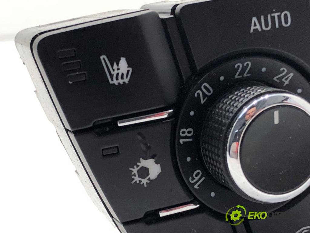 OPEL ASTRA J GTC 2011 - 2022    2.0 CDTI (08) 121 kW [165 KM] olej napędowy 2011 - 2015  Panel ovládania kúrenia 13343708 (Prepínače, spínače, tlačidlá a ovládače kúrenia)