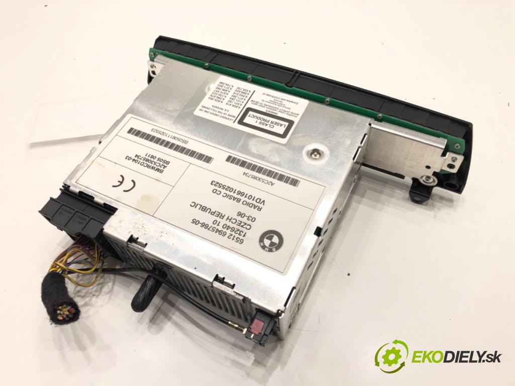 BMW X3 (E83) 2003 - 2011    3.0 d 160 kW [218 KM] olej napędowy 2005 - 2008  RADIO 6945766 (Audio zariadenia)