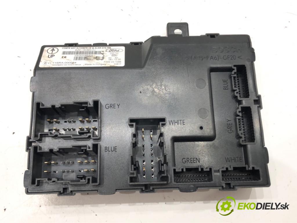 FORD FIESTA VI (CB1, CCN) 2008 - 2022    1.4 TDCi 50 kW [68 KM] olej napędowy 2009 - 2012  Modul komfortu 8V51-15K600-CJ (Moduly komfortu)