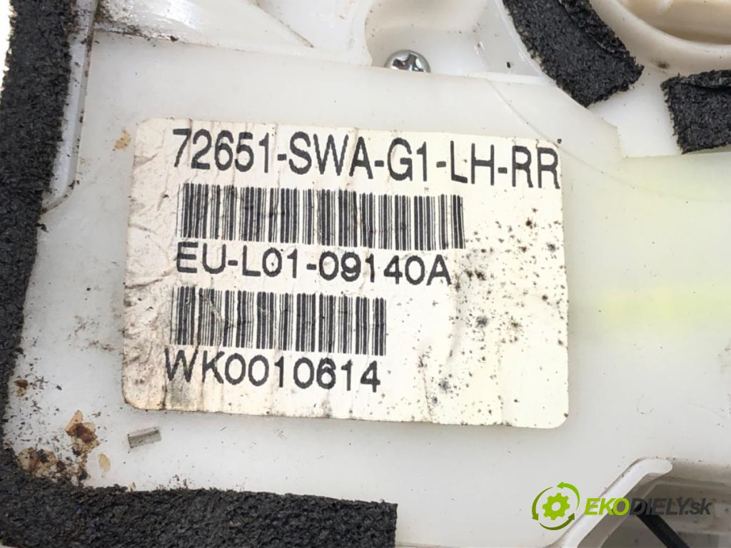 HONDA CR-V III (RE_) 2006 - 2022    2.0 i-VTEC (RE5, RE1) 110 kW [150 KM] benzyna 2007 - 2012  zámok dveře levý zadní část 72651-SWA-G1