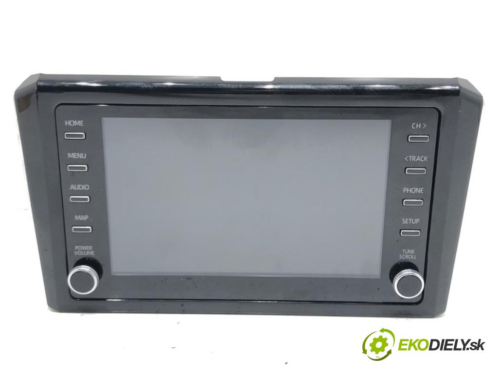 TOYOTA COROLLA sedan (_E21_) 2019 - 2022    1.8 VVTi Hybrid (ZWE211, MZEA12) 72 kW [98 KM] Hybryda silnik benzynowy / elektryczny 2019 - 2022  RADIO Navigácia 86140-02D4D (Audio zariadenia)