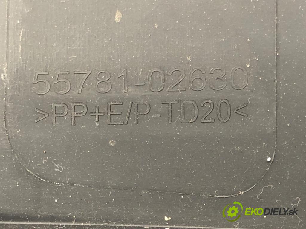 TOYOTA COROLLA sedan (_E21_) 2019 - 2022    1.8 VVTi Hybrid (ZWE211, MZEA12) 72 kW [98 KM] Hybryda silnik benzynowy / elektryczny 2019 - 2022  Torpédo, plast pod čelné okno 55781-02630 (Torpéda)