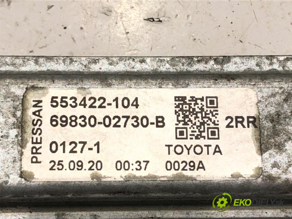 TOYOTA COROLLA sedan (_E21_) 2019 - 2022    1.8 VVTi Hybrid (ZWE211, MZEA12) 72 kW [98 KM] Hybryda silnik benzynowy / elektryczny 2019 - 2022  Mechanizmus okna pravy zad 69830-02730-B