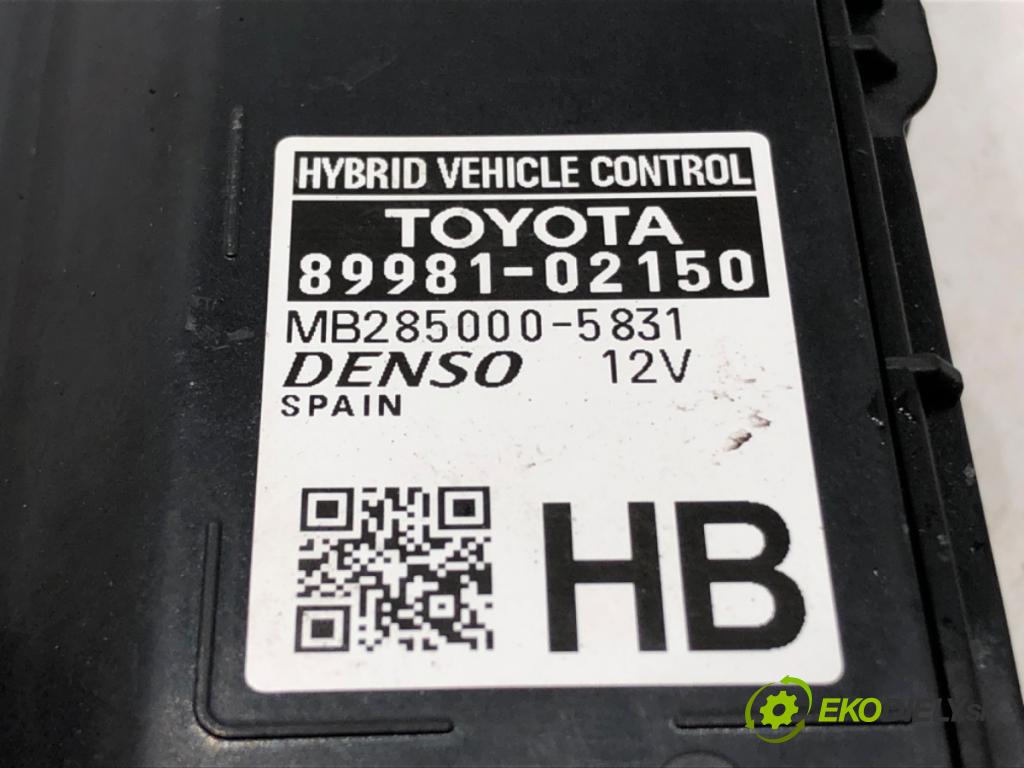 TOYOTA COROLLA sedan (_E21_) 2019 - 2022    1.8 VVTi Hybrid (ZWE211, MZEA12) 72 kW [98 KM] Hybryda silnik benzynowy / elektryczny 2019 - 2022  Modul Riadiaca jednotka 89981-02150 (Ostatné)