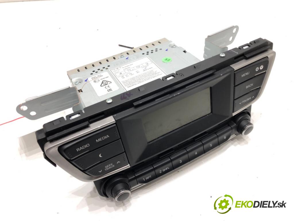 HYUNDAI i20 II (GB, IB) 2014 - 2022    1.2 62 kW [84 KM] benzyna 2014 - 2022  RADIO 96150C8WY0RDR (Audio zariadenia)